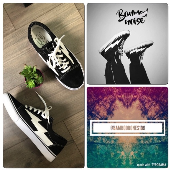 skate shoes with lightning bolt